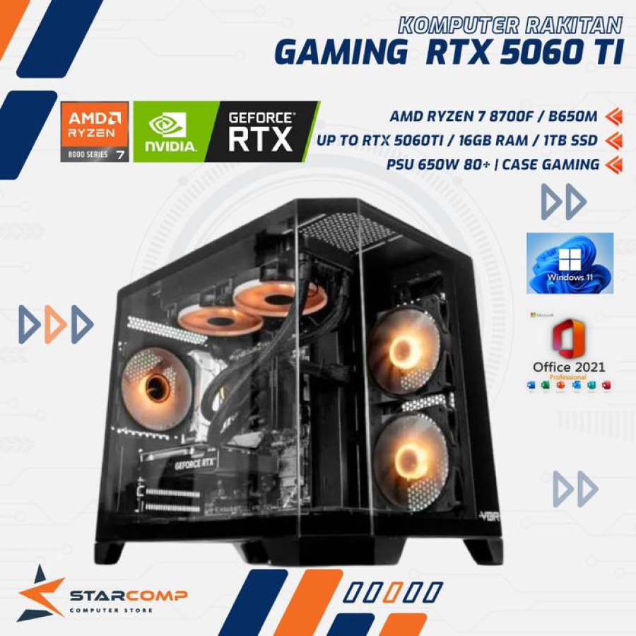 PC RAKITAN PROSESOR RYZEN 7 8700 - utama