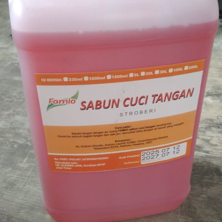 Sabun Cuci Tangan Familio Jerigen