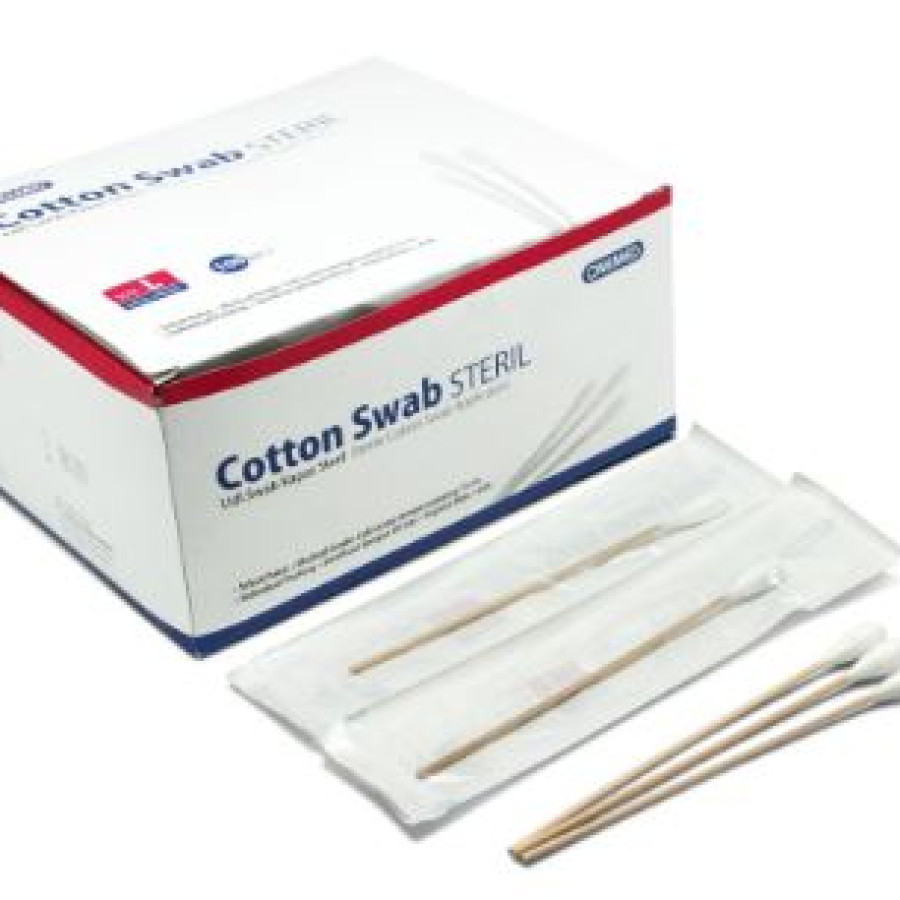Cotton Swab Steril L isi 100pcs/box, OneMed