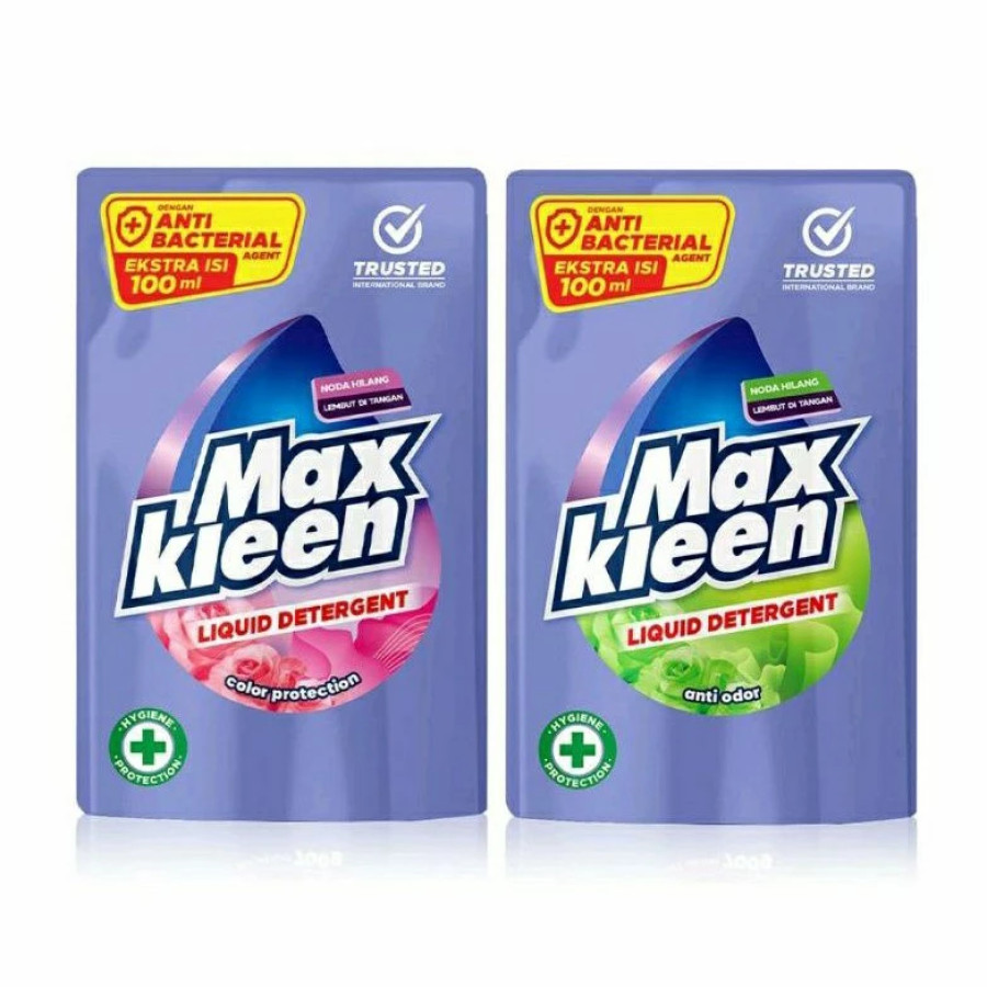 Maxkleen Detergen Cair Dengan Antibacterial Agent -Color Protection 700ml - utama