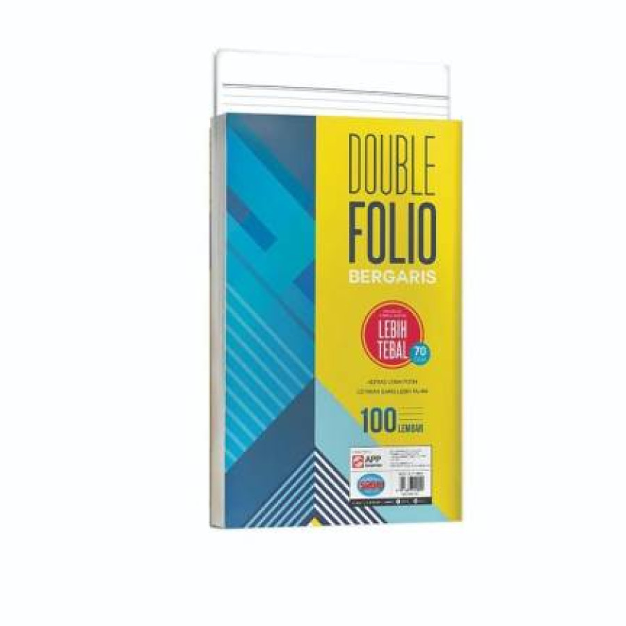 SIDU KERTAS DOUBLE FOLIO BERGARIS 70-GSM - detail