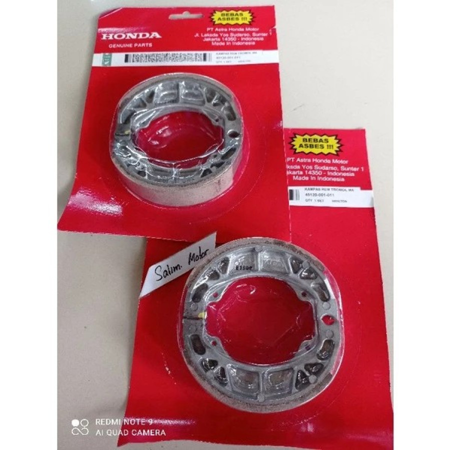 Paket Service ganti olie dan kampas rem HONDA SUPRA - samping