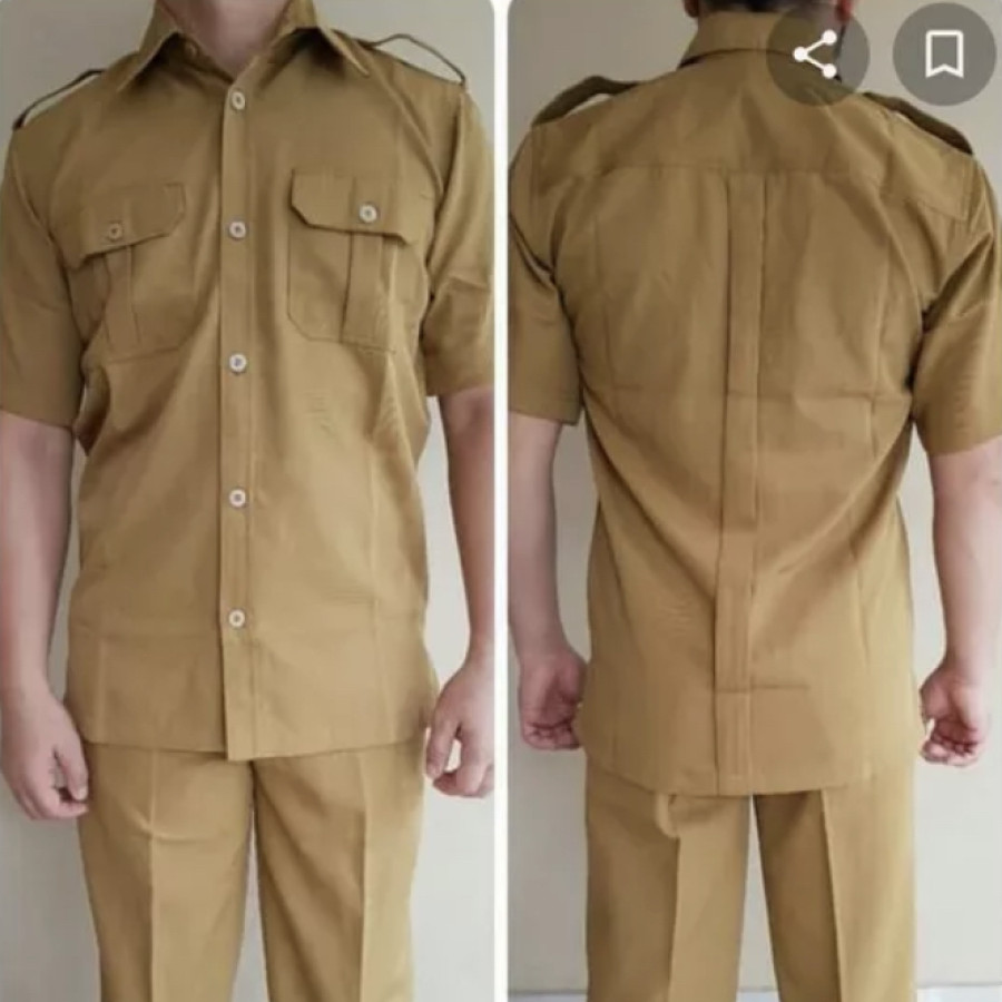 Jahit Baju PDH Non Brand Ukuran S-XXL