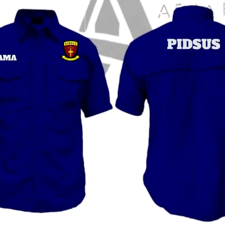 Kemeja kerja wearpak - depan