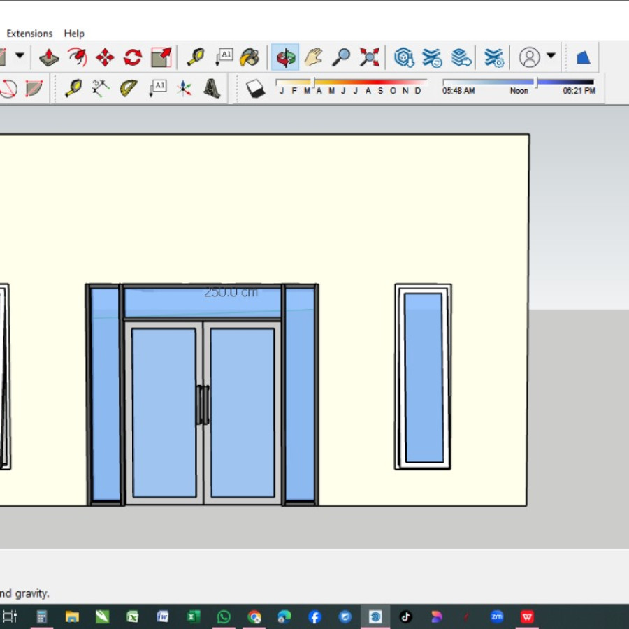 PINTU SWING ALUMUNIUM