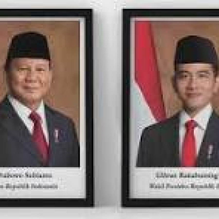 Pigura Foto Presiden dan Wakil PResiden