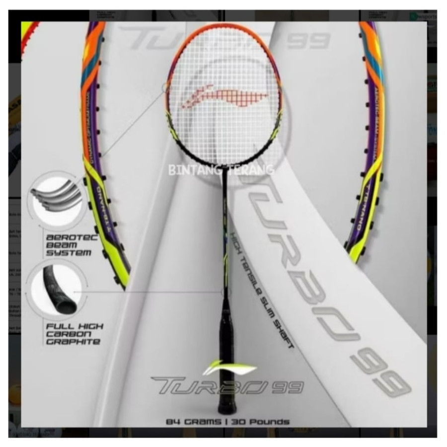 Raket Badminton Full High Carbon Graphite