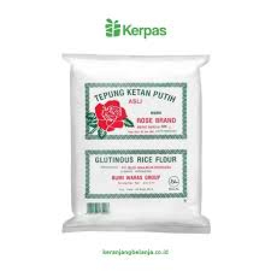 Tepung ketan Rose Brand - depan