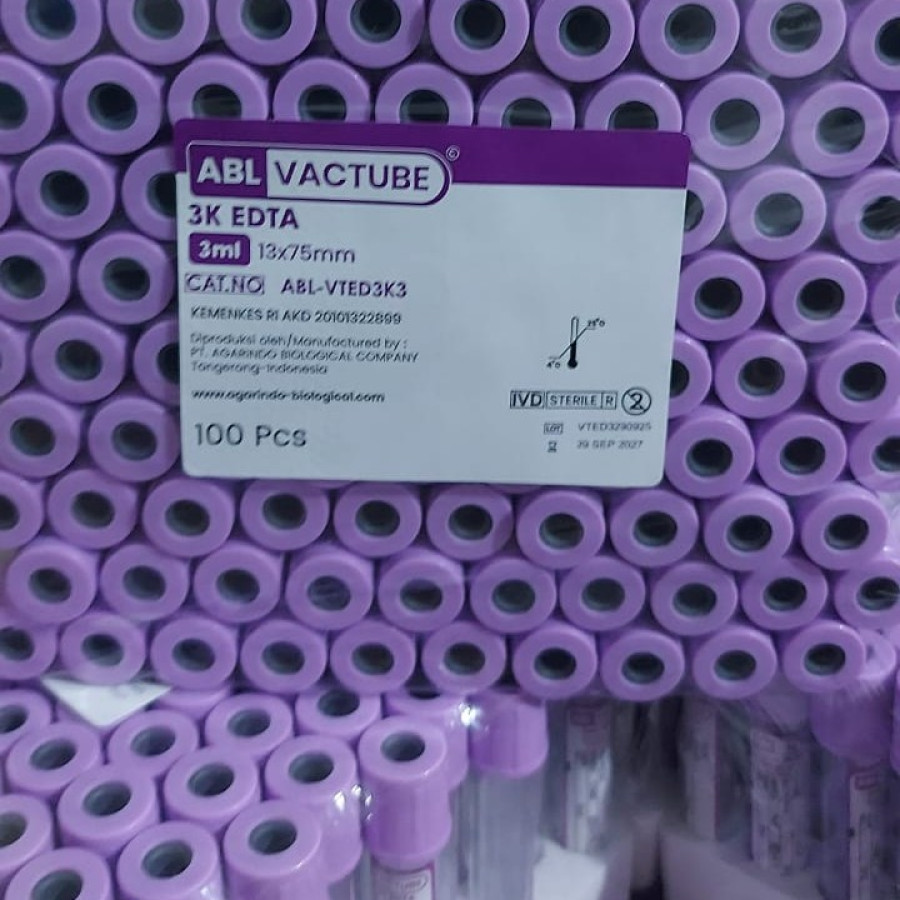 TABUNG VACUTAINER EDTA 3 ML