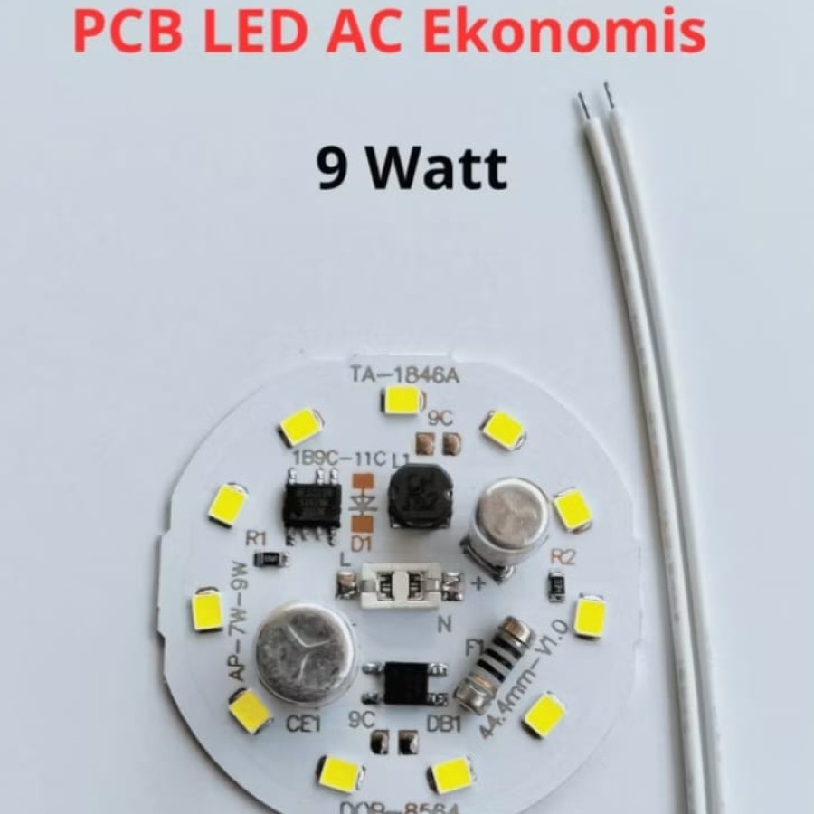 PCB LED AC 9 WATT - detail