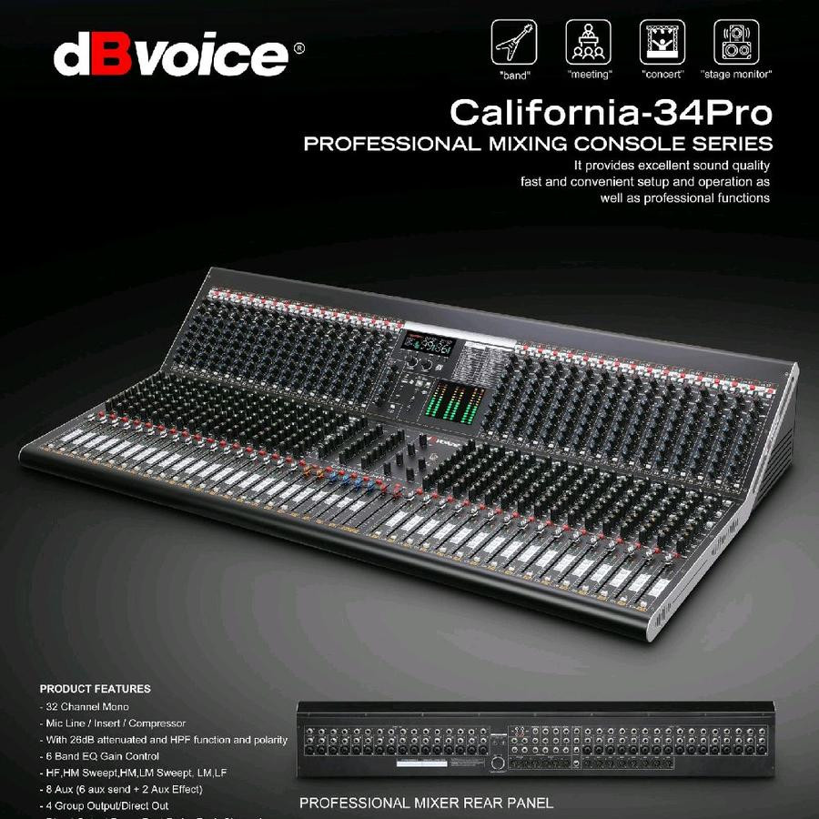 Mixer Sound DBVoice California 34 Pro