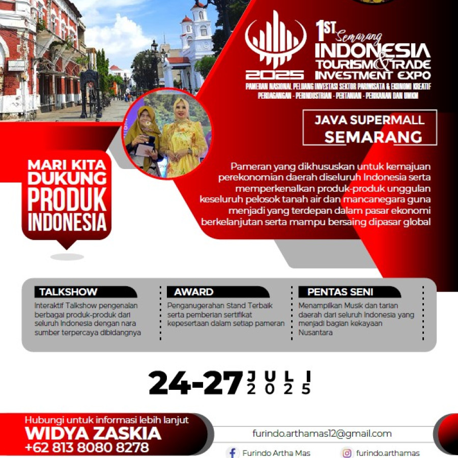 INDONESIA TOURISM & TRADE INVESTMENT EXPO 2025 Prioritas Semarang - utama