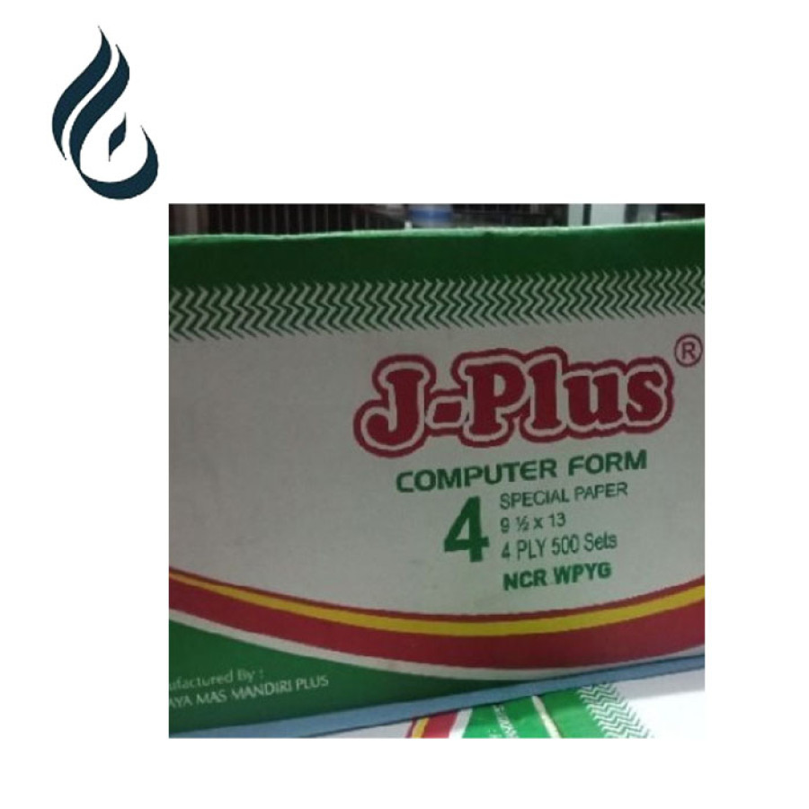 J-PLUS KERTAS CONTINUOUS FORM NCR Uk. 95 x 13" RANGKAP 4