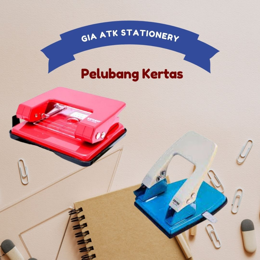 Pelubang Kertas Besar (Kenko,Joyko,Big dan all merk)