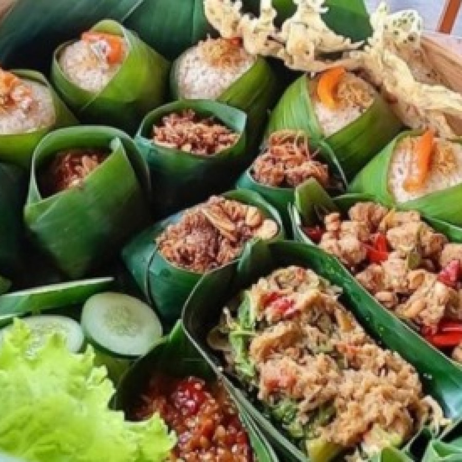 Nasi bungkus tenongan - utama
