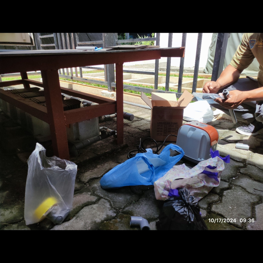 Air Pump (Root Blower) - depan