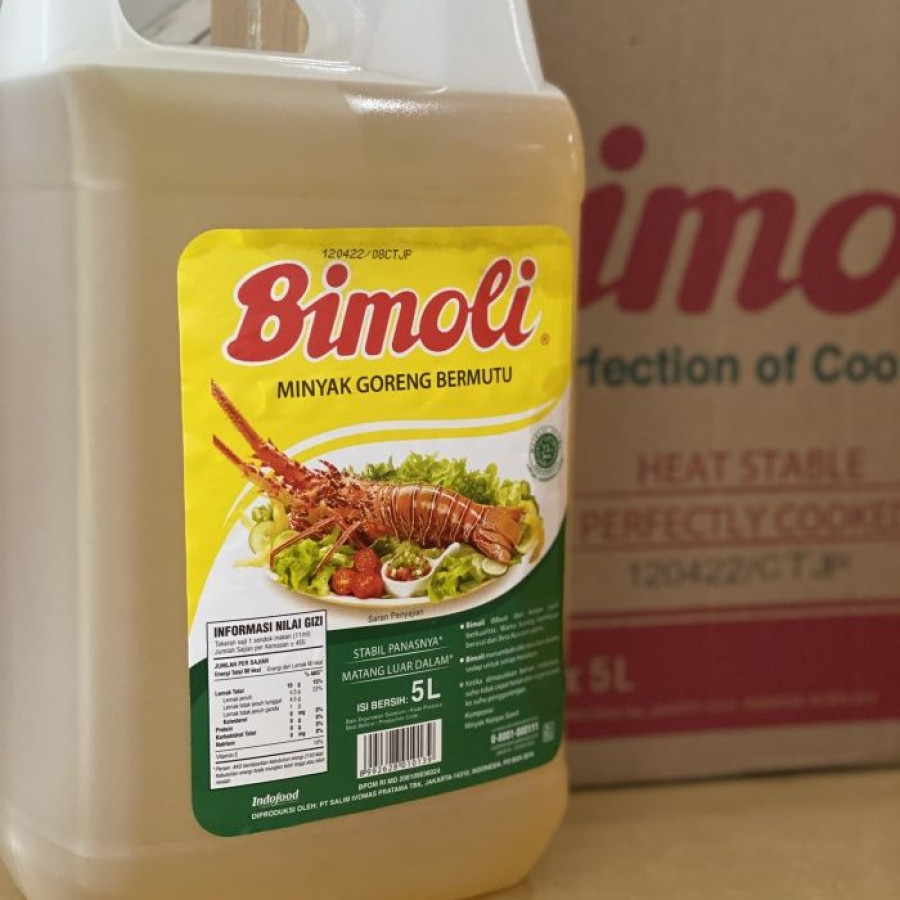 Minyak Goreng Bimoli 5 Liter - depan