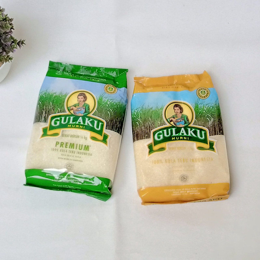 Gula Pasir Gulaku 1 kg - depan