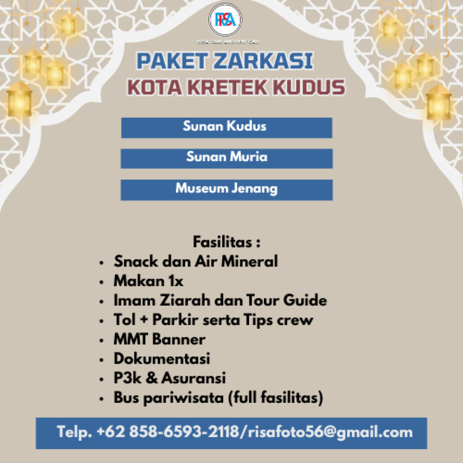 PAKET ZIARAH DAN REKREASI 3 HARI 2 MALAM - samping