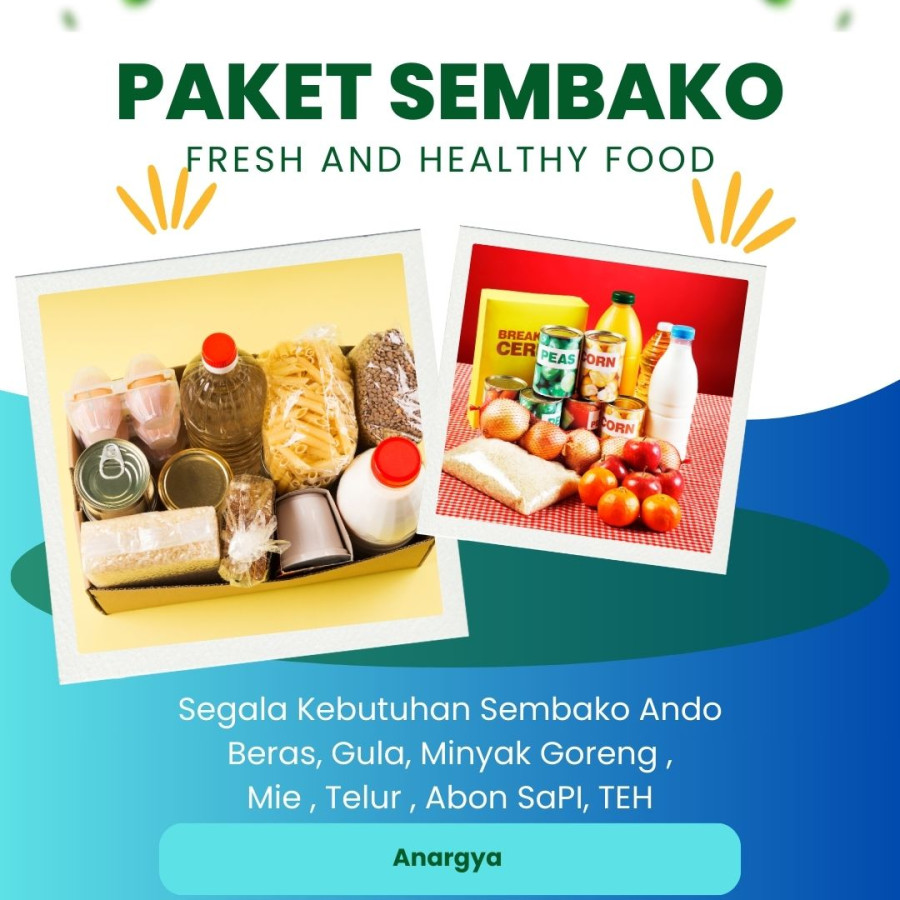 Paket Sembako Kebutuhan Pokok Rumah Tangga