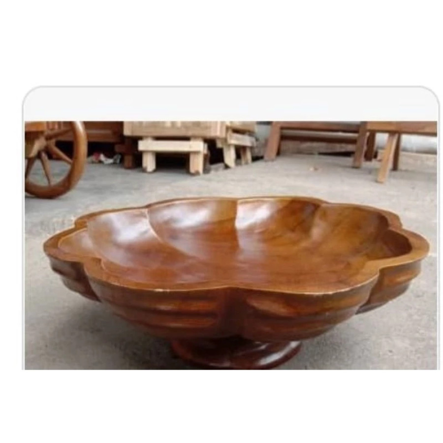 Tempat Buah Kerang dari Kayu Jati