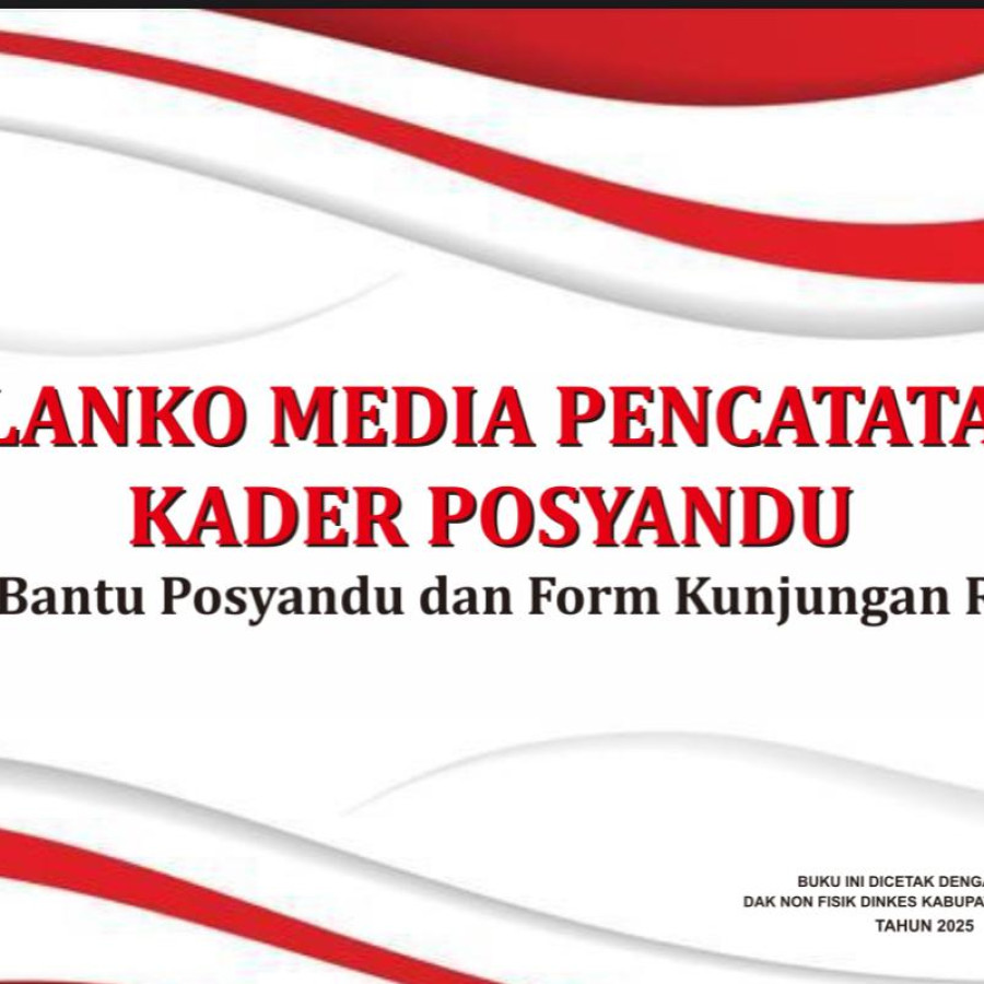 Cetak Blanko Media Pencatatan Kader Posyandu - utama