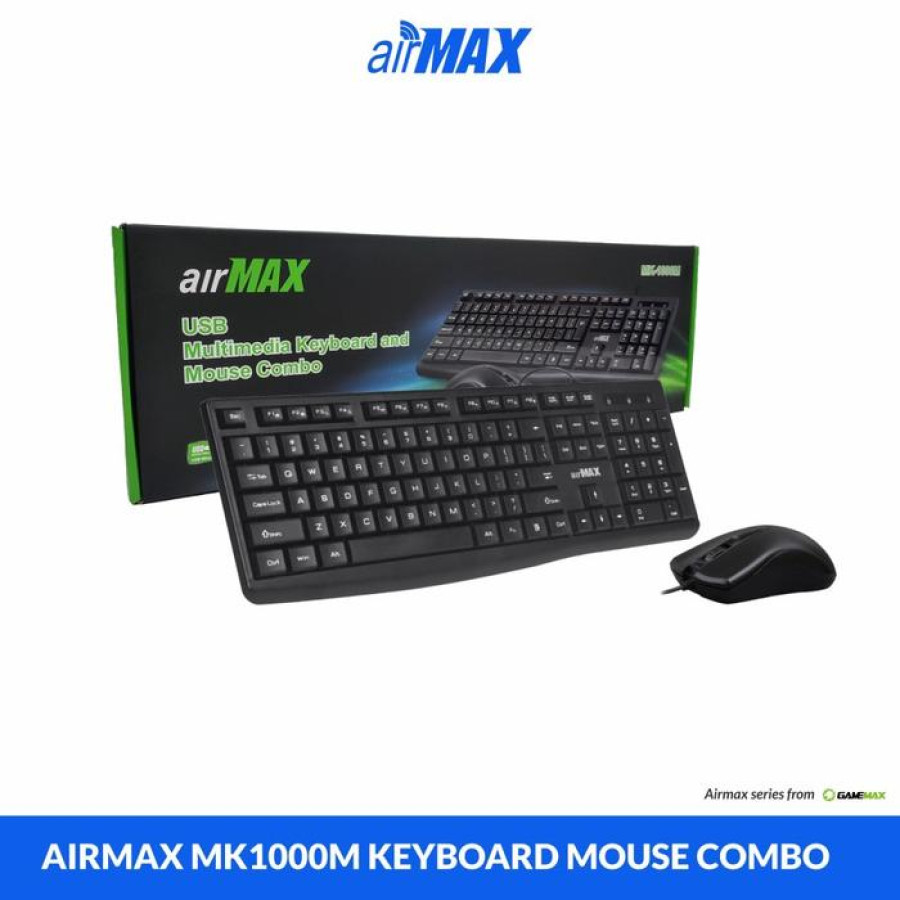 Keyboard dan Mouse USB AirMAX MK 1000