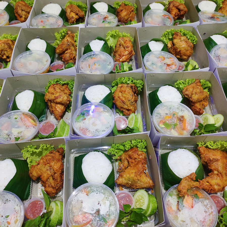 nasi sup daging sapi - detail