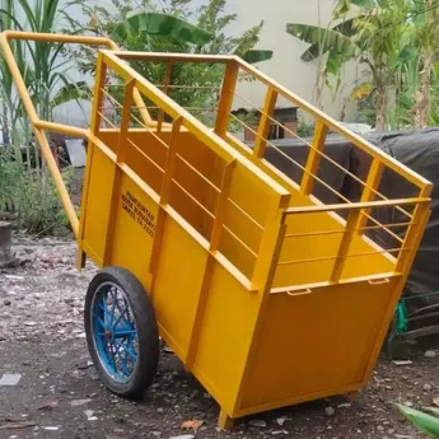 Gerobak Sampah Plat Besi