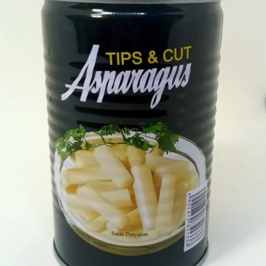 Asparagus makanan instant Kaleng - depan