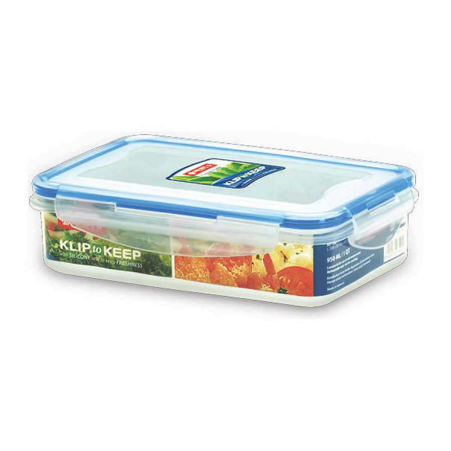 Kotak plastik penyimpanan 950ml