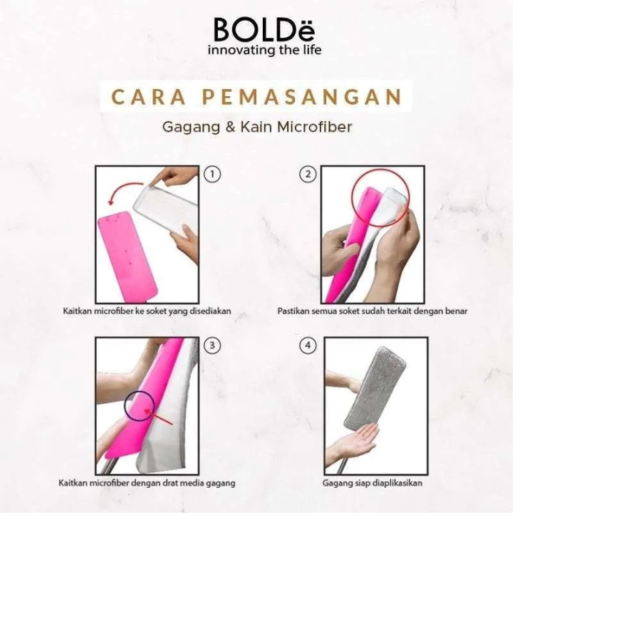 PEL KOTAK KERING PUTAR BOLDe SUPER MOP X MAXIMA - detail