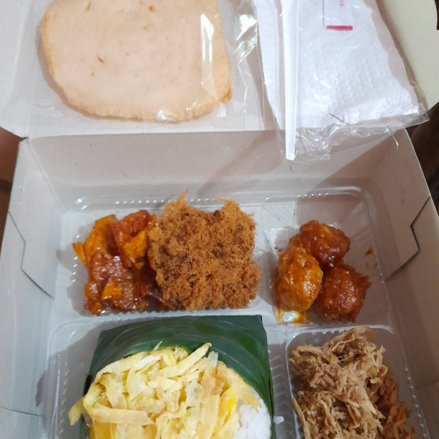 nasi box nasi langgi - detail
