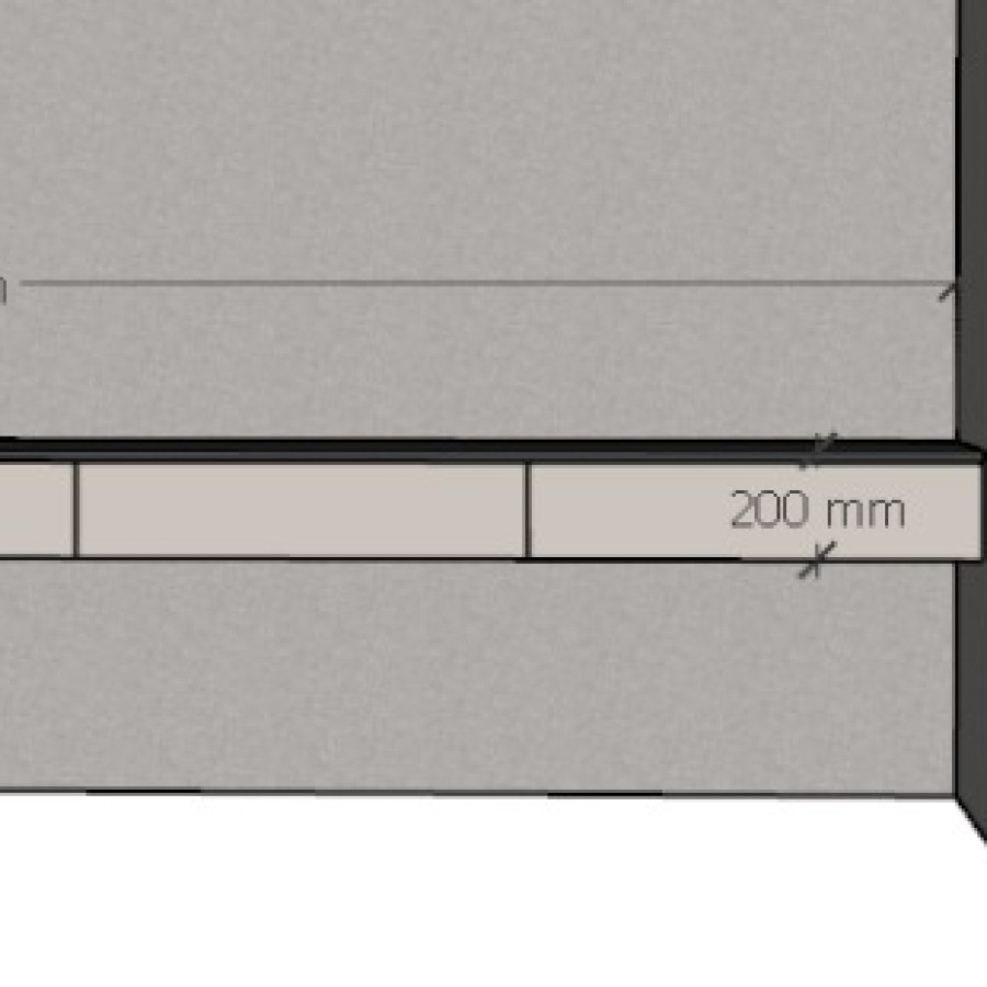 LEMARI DINDING CUSTOM HPL BINFAT - samping