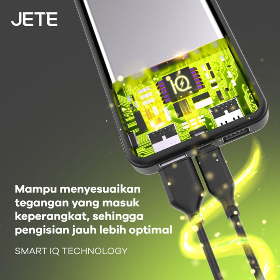 Powerbank JETE C8 Series 10000 mAh - depan
