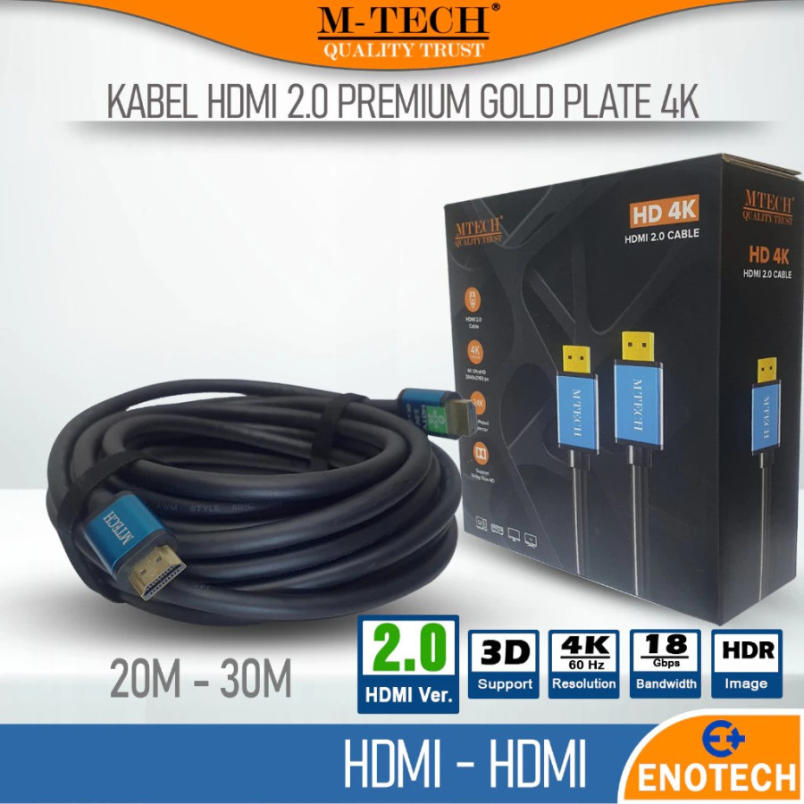 KABEL HDMI M-TECH 20 M - utama