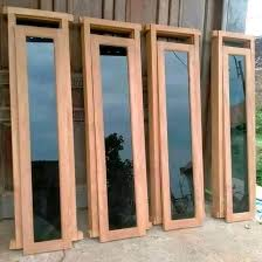Kusen jendela dan jendela Kayu