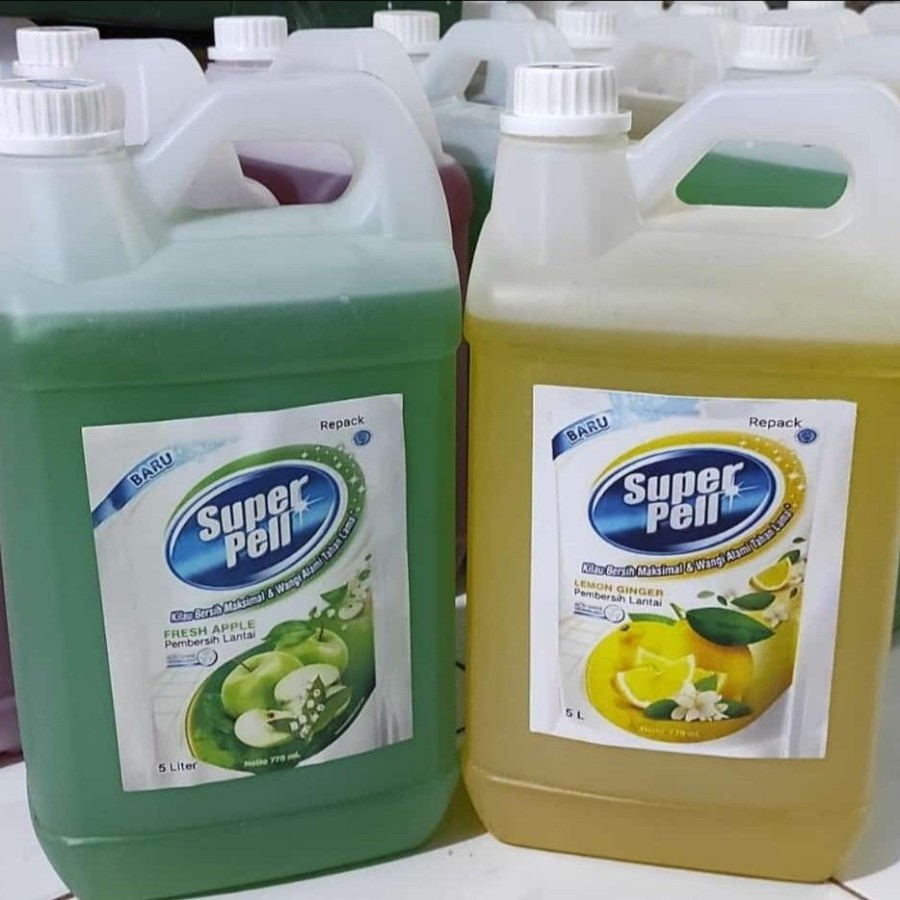 Sabun Pembersih Lantai SuperPel 5Lt - depan