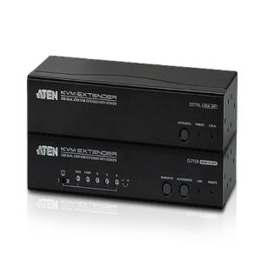 ATEN USB VGA Dual View Cat 5 KVM Extender with Deskew CE775
