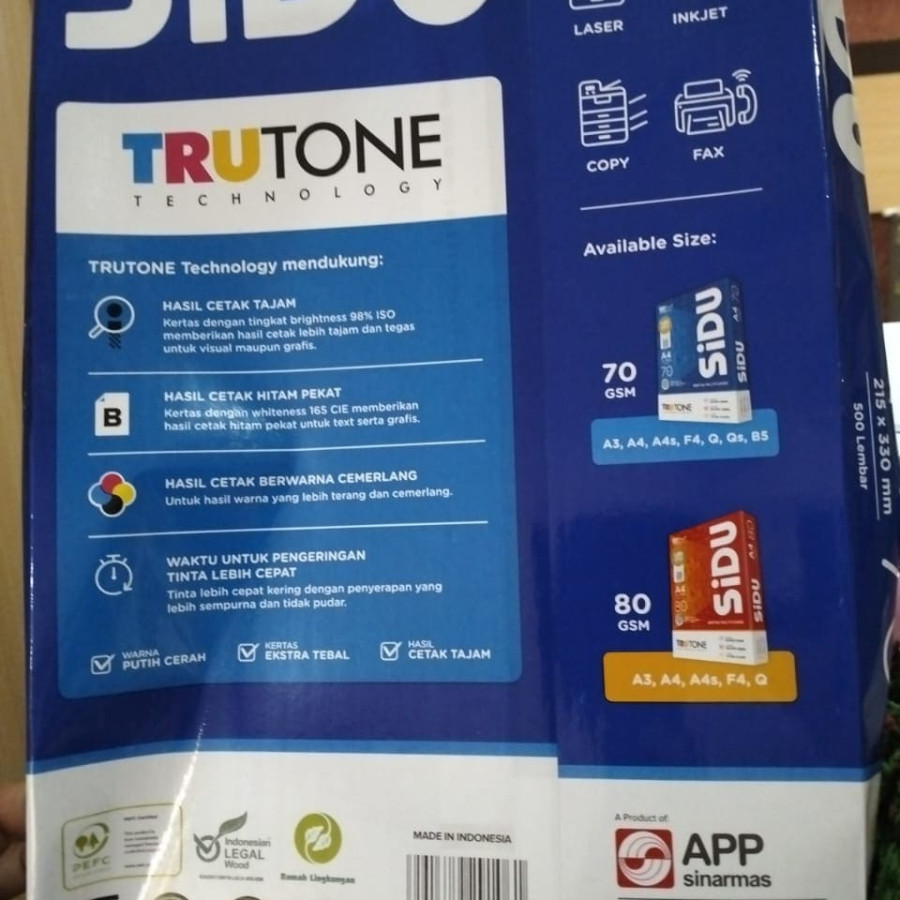 kertas hvs 70 gram - depan