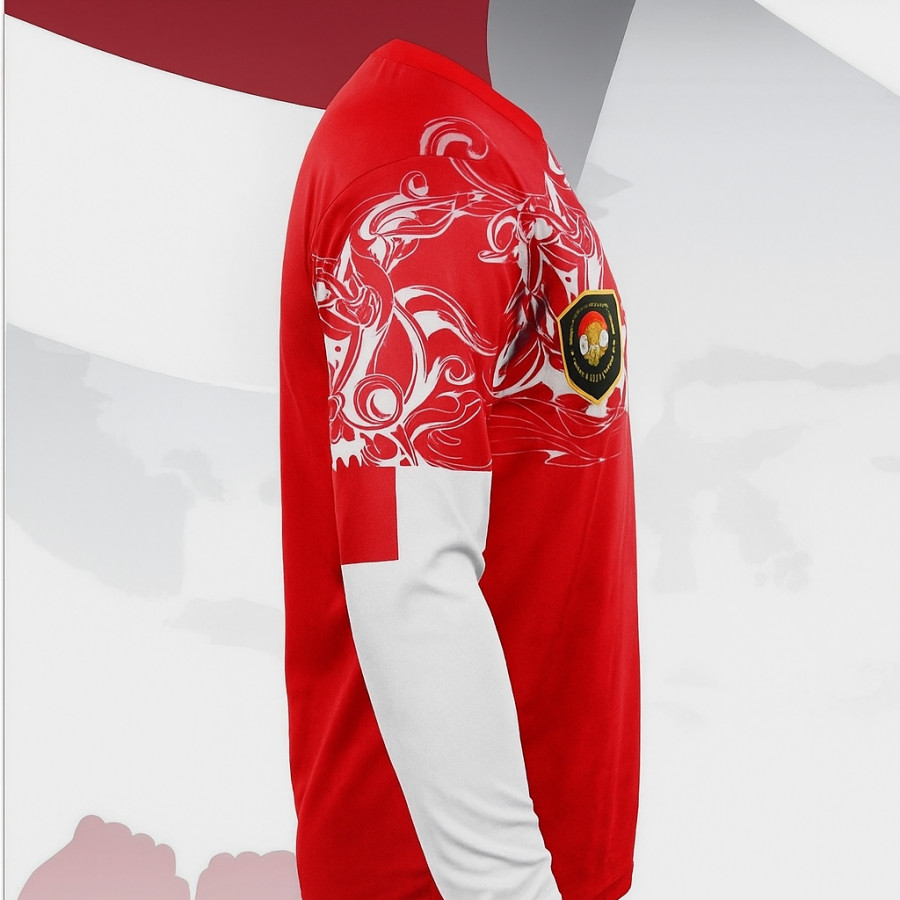 KAOS JERSEY PASKIBRAKA CUSTOM DESAIN - samping