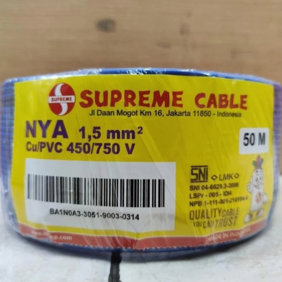 Kabel NYA supreme 1.5 mm 50 m