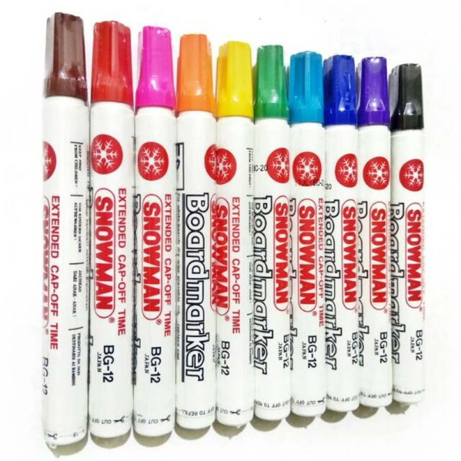 Spidol White Board Marker Snowman BG12