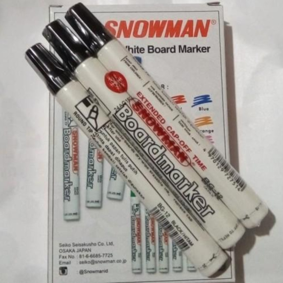 Spidol white board Snowman - utama