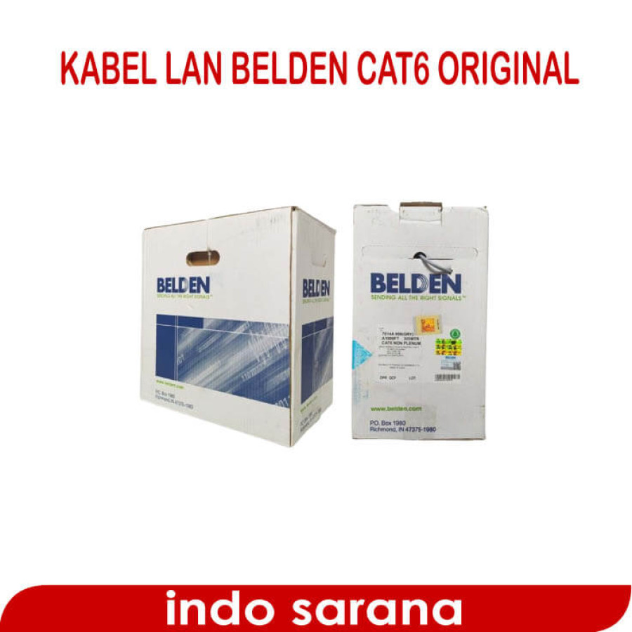 Kabel LAN Belden Cat 6 7814A Original - 305M (1000ft) - samping