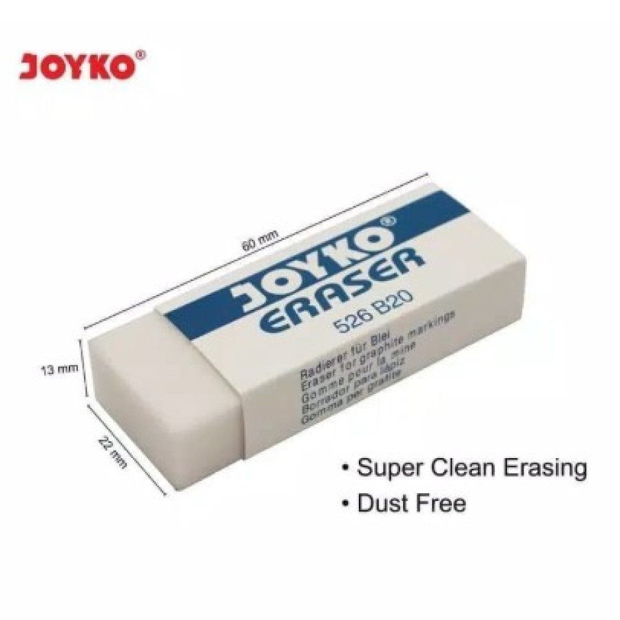 Penghapus Pensil merk joyko - depan