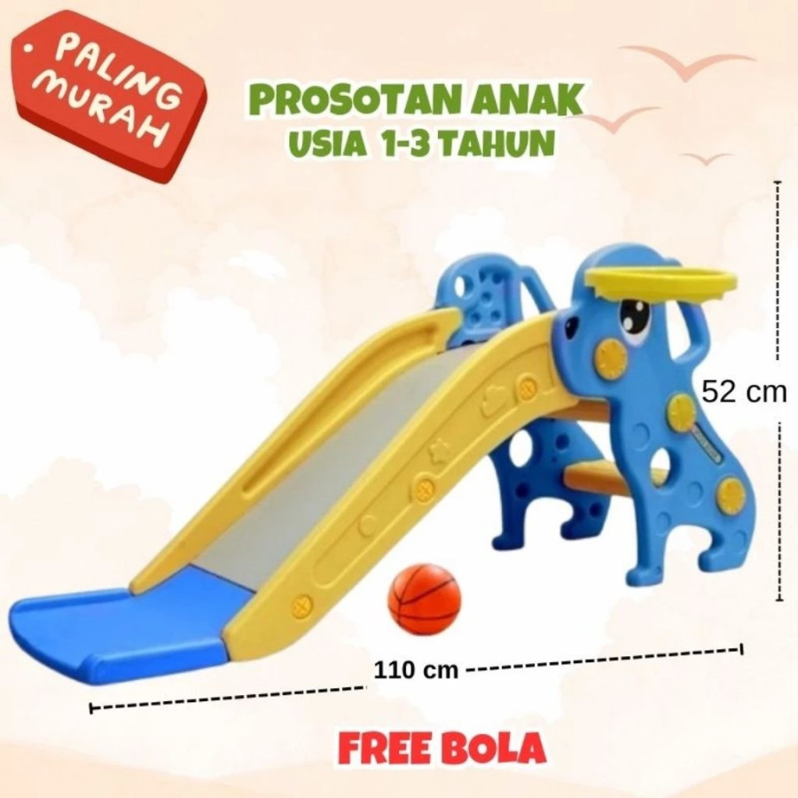 SET PERMAINAN* (Matras Puzzle Angka dan Huruf, Kuda Goyang, dan Perosotan ) - samping