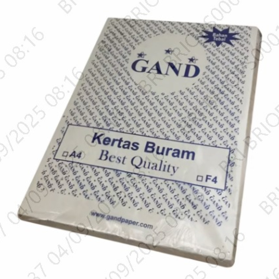 KERTAS BURAM MEREK GAND 50 GSM A4
