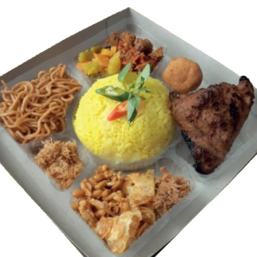 Nasi kuning ayam klaten