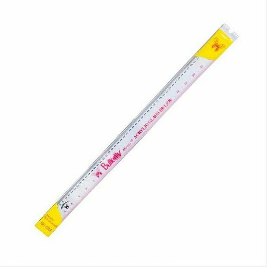 Butterfly Penggaris Mika 50 cm